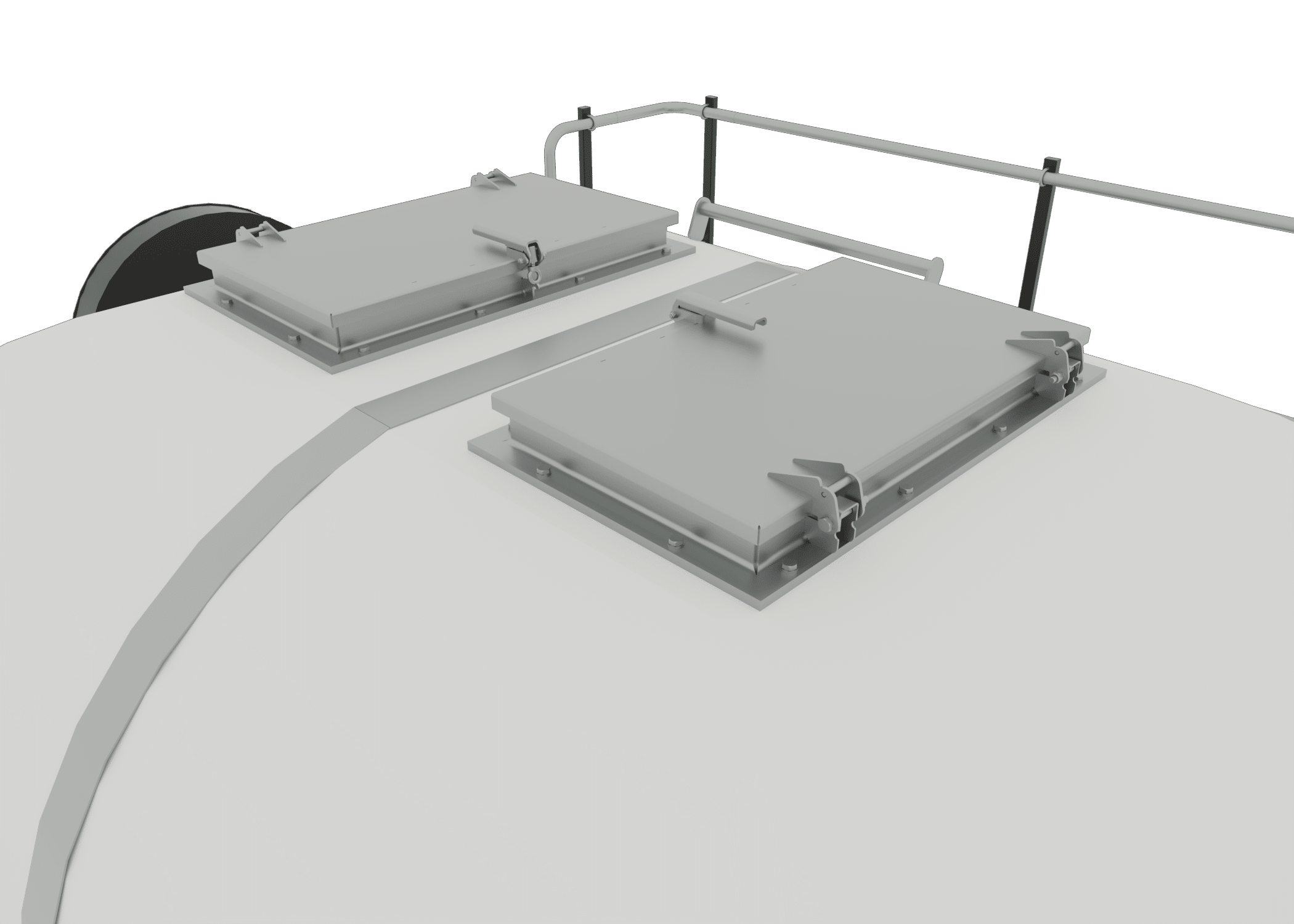 Stainless steel hatch